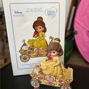 Disney Precious Moments Belle in Golden Carriage - Age 5